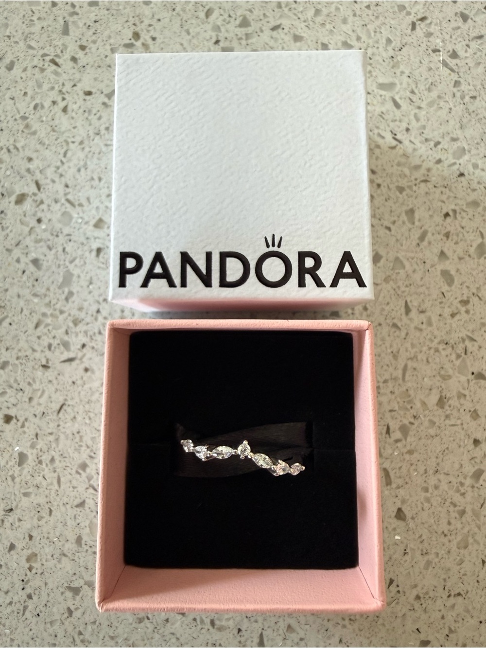 Pandora Timeless Wish Sparkling Alternating Ring